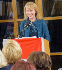 Brigitte Bachmann, Bürgermeisterin der Gemeinde Birgland, berichtete aus der Kommunalpolitik.