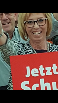 Begeistert vom Kanzlerkandidaten der SPD: Sabine Zeidler