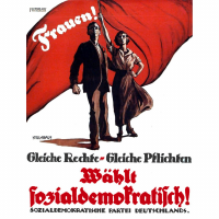 SPD Plakat aus dem Jahr 1919